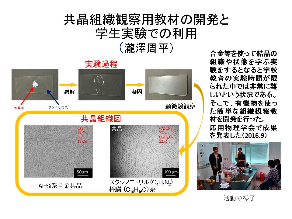 共晶組織観察用教材