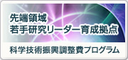 先端領域若手研究リーダー育成拠点 科学技術振興調整費プログラム