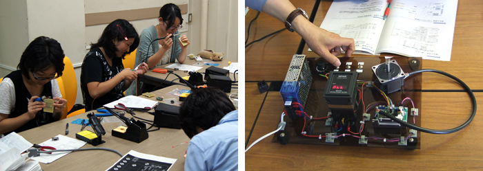 Design and fabrication for electronic circuit | Experiment for motor control